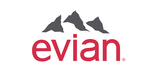 Evian outdoor nature inspired logo design