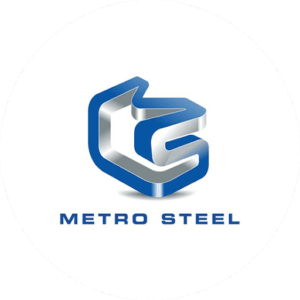 Metro steel went for a 3D graphic in blue and grey with magnificent effect.