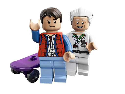 Back to the Future Lego Characters.BTTF Retro Marketing by Lego