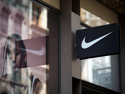 Nike sports logo is a simple famous tick. Recognizable everywhere