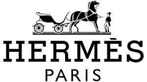 The famous Hermès Paris logo design. The he horse and carriage.