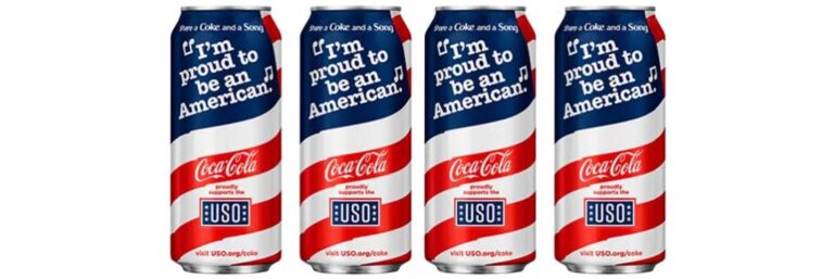 4th of July celebrations with US service members. Coca-Cola celebrates 75th anniversary of its partnership with USO