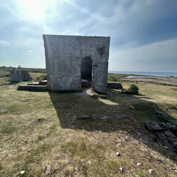 Old stone ruin in Torekov Sweden serves an inspiration for a lot of people