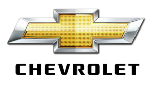 Chevrolet famous graphic design and icon in the shape of a cross