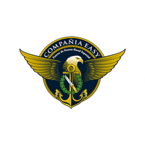 A veteran company made had this superb logo design in gold and green.The royal look of the eagle in the middle with wings is so powerful.