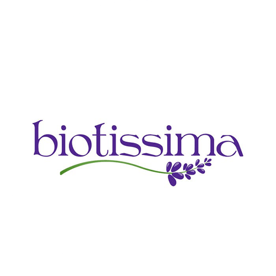 Eco friendly biotissima consists of a purple lavender branch