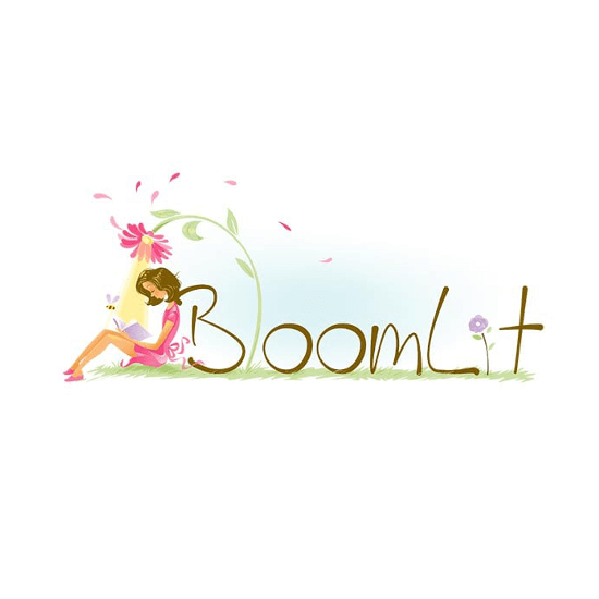 Bloomlit simple design with a girl reading at the beginning of the letter B