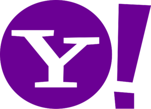Yahoo Logo. Lavender colored