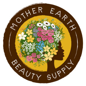 Mother Earth Beauty supply is a logo that was inspired by the 70s with lots of colorful flowers in the hair. 