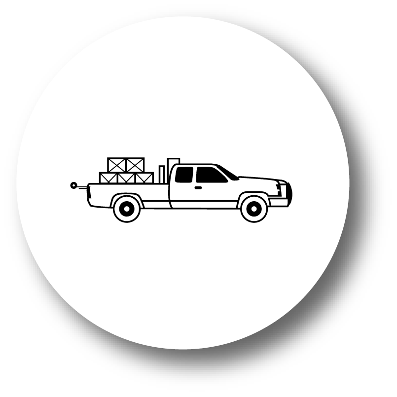 Example of a design in the shape of a car