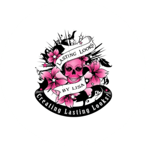 Lasting looks by Lisa is a skull in pink and black