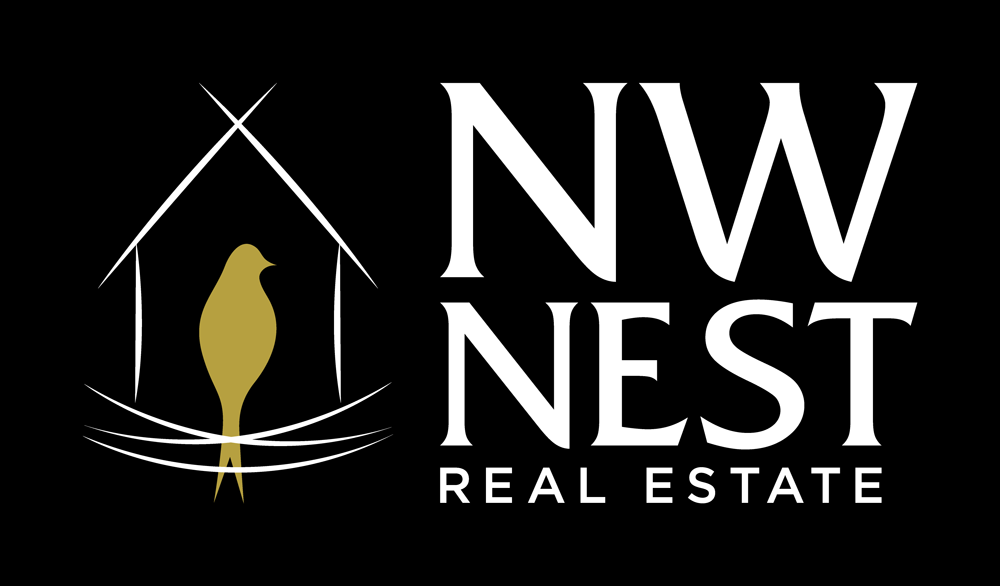 A bird inside a house for this case study for a real estate logo