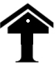 House with a roof in the shape of a birds nest