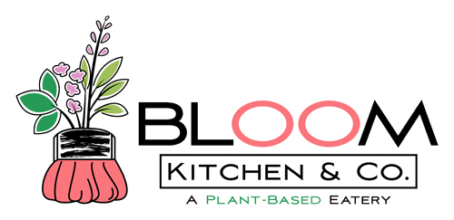 The final design where the spelling mistake have been corrected. Plant-based eatery with a red chef's hat