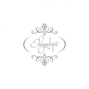 A simple but decorative text inside a frame. Wedding logo ideas come in all shapes