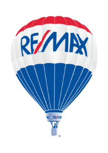 Re/Max logos based on abstract logo ideas in the shape of a balloon in patriotic colors.