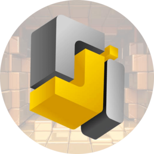 3D logo effect on rji abstract logo ideas