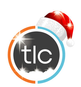 Another version of a Christmas logo design made by us for us. A Santa hat in red and white on the circular logo.