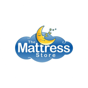 The Mattress store. A moon sleeping in the cloud