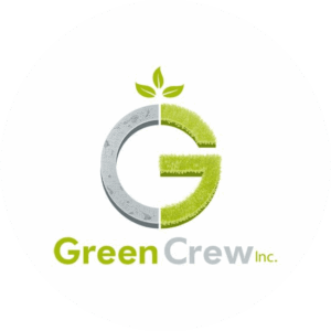 Green Crew Inc natural logo design in the shape of the letter "G"