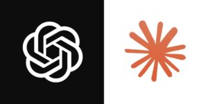 Logo design for AI bots like ChatGPT and Claude AI. Very simple recognizable symbols.