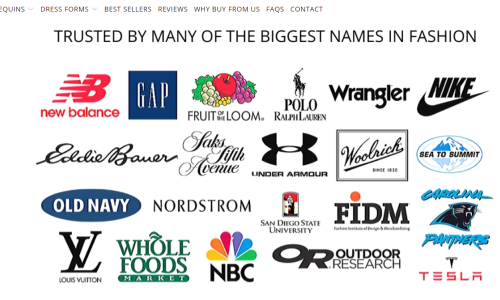 Lots of famous companies logo design. These companies have high social proof in branding