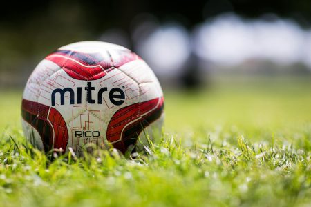 Macro Photo of Mitre Ball can be inspiration for more football logo design ideas