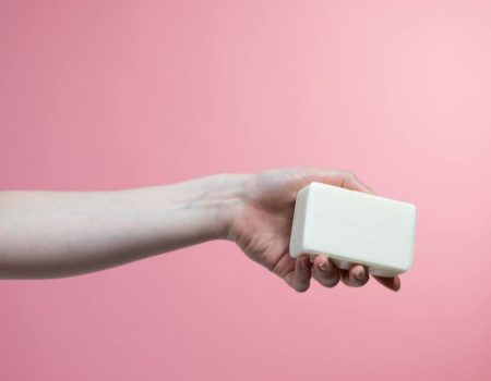Person Holding Soap. Dove company has a great brand personality